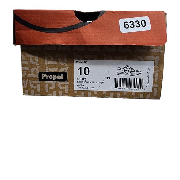 Propet Tour Walker Strap Shoes White/Berry Leather Hook & Loop Women’s Size 10 - Picture 12 of 12